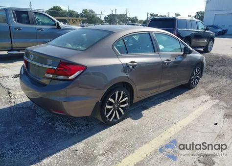 2015 Honda Civic Ex-L из США, поврежденный, VIN 2HGFB2F98FH519731